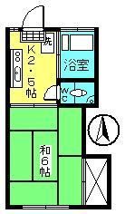 桃井3号館の間取り画像