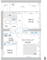 ガーデニエール砧 WESTの間取り画像