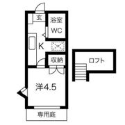ココアハイツの間取り画像