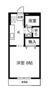 サンパークCERA B棟 Bの間取り画像