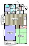 アイダパレス行田六番館の間取り画像