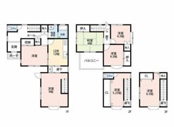 加須市栄戸建の間取り画像
