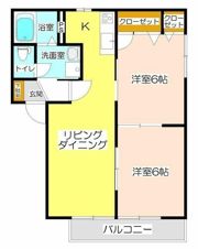 メゾン金子E棟の間取り画像