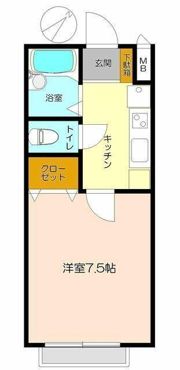 マルテーコート清水町の間取り画像