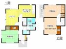 行田市城西3丁目13－7貸家の間取り画像