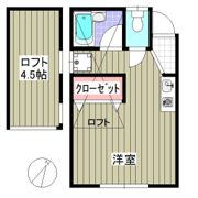 ながコーポの間取り画像