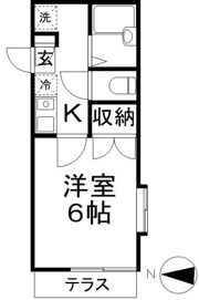 カオパレスNo．23の間取り画像