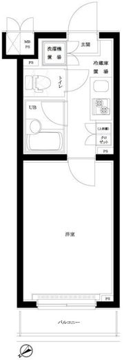 ルーブル蒲田南の間取り画像