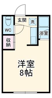 天野コーポの間取り画像