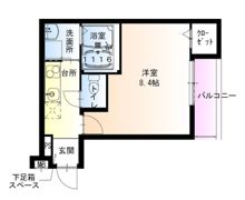 フジパレス和泉府中Ⅱ番館の間取り画像