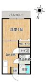 ベルメゾン大野Ⅱの間取り画像