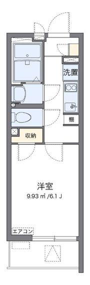 クレイノフラットメイト桜の間取り画像