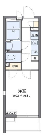 クレイノフラットメイト桜の間取り画像