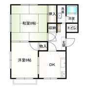 コーポ椿の森Aの間取り画像