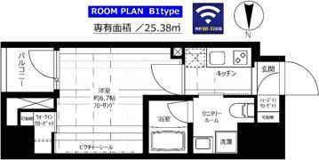 グランドコンシェルジュ蔵前の間取り画像