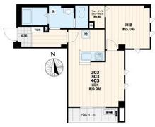 Vieuno 鐘ヶ淵の間取り画像