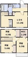 伊奈町中央戸建の間取り画像