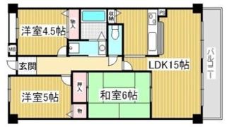岸和田WINの間取り画像