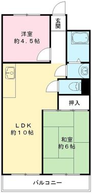スエヨシハイツの間取り画像
