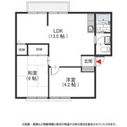 ウインディアコスモス Bの間取り画像