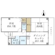 エレガンス初芝の間取り画像