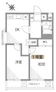 ファミール石川台の間取り画像