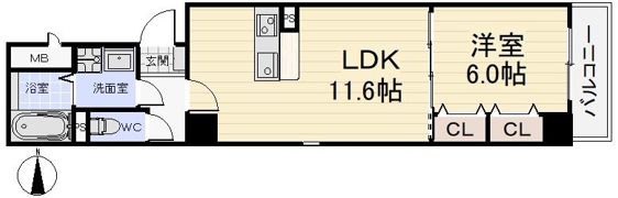Wisteria（ウィステリア）の間取り画像