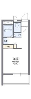 レオパレスクレールの間取り画像