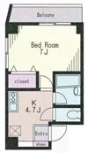 S＆Iレジデンス本町の間取り画像