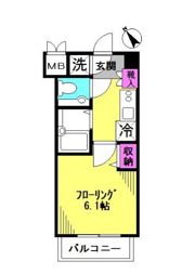 エクセリア桜上水の間取り画像