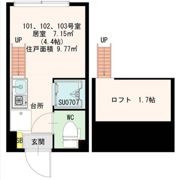 カシミール学芸大前の間取り画像