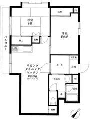 新中野マンションの間取り画像