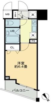 クロスレジデンス蒲田の間取り画像