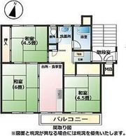 丸子南団地J2号棟の間取り画像