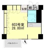 月島ハイツの間取り画像