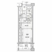 プレジール新宿大久保の間取り画像