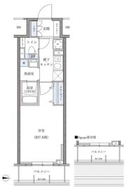 パークアクシス新栄の間取り画像