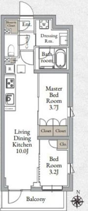 LiveCasa千鳥町の間取り画像