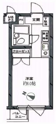 日神パレステージ代田橋の間取り画像