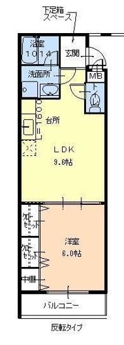 コリーヌ池上の間取り画像