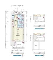 プレサンス久屋大通セントラルパークの間取り画像