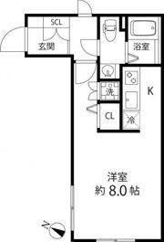 Branche大森山王の間取り画像