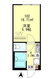 Grand Louvre平和島の間取り画像