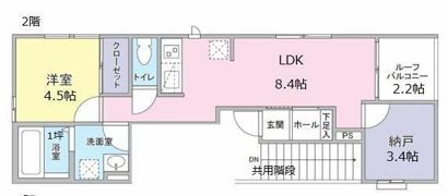 サンゴールドの間取り画像
