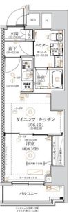 ガリシア森下Ⅵの間取り画像