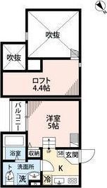 Casa del canario 諏訪ノ森(カの間取り画像