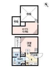 Casa del canario 諏訪ノ森(カの間取り画像
