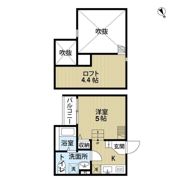Casa del canario 諏訪ノ森(カの間取り画像