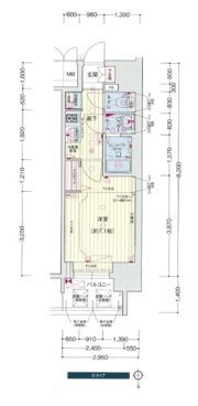 プレサンス桜通ベルノの間取り画像