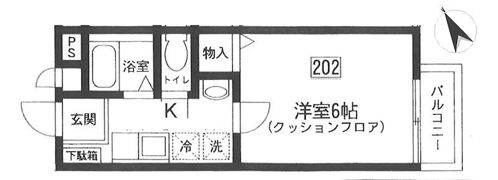 モンテピアⅡの間取り画像